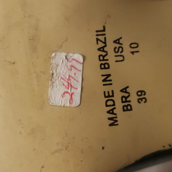 Western Cowboy boots brown and black with faux fur on the outside. from brazil. - Picture 7 of 8